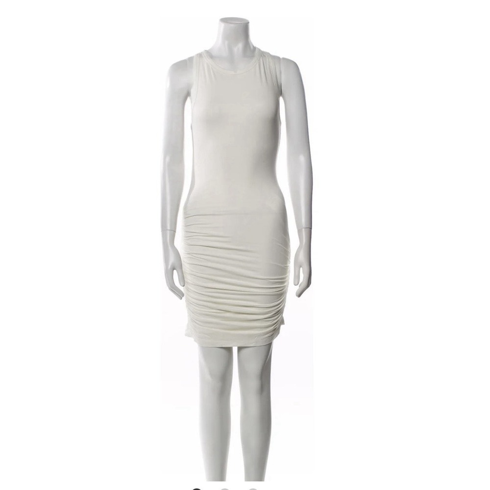House of Harlow 1960‎ Ruched Sleeveless White Dress Womens Size XS